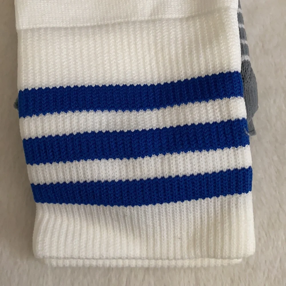 {NWT} Adidas | Copa Zone Cushion IV Over The Calf Soccer Socks White/Blue (L)